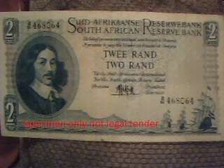 Large Green (last MH De Kock) R2 note