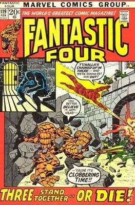 Vintage Comic Fantastic Four (1961 1st Series) #119(51 years old) mint condition