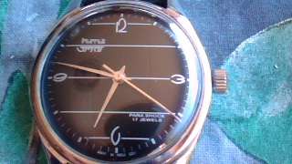 Vintage HMT SONA  17 JEWELS Parashock Mens manual winding wrist watch