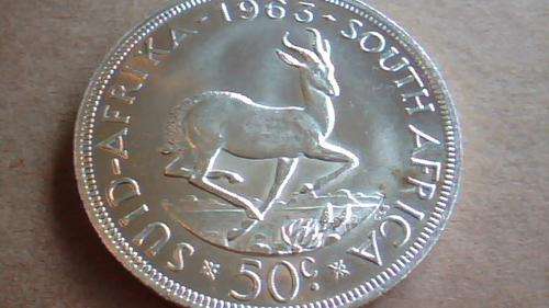1963 SA Proof Silver 50c