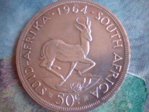 1964 South Africa Silver 50 Cents Condition as per pictures