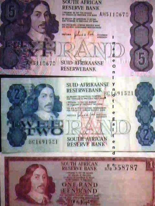 Lot of 3 OLD SA Bank Notes 1 bid takes all UnCirculated New
