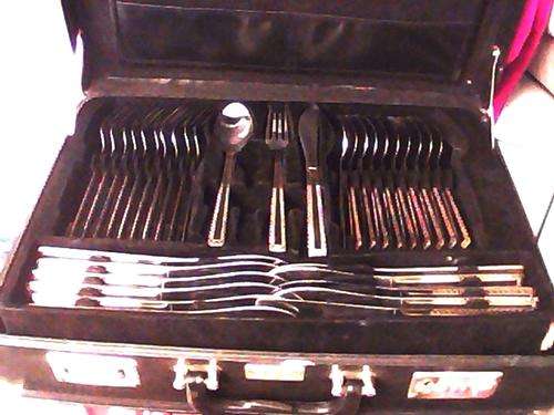 Vintage Solingen Cutlery set 24CT Gold Plated in original case