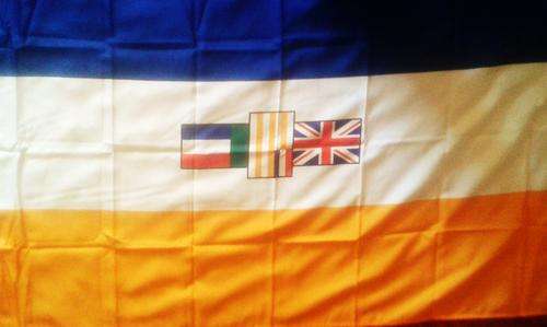Vintage Old '4 kleur South African Flag Brand new Unused Large