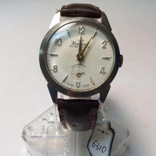 Vintage Hammond Swiss O'Matic Mens Hand Winding Watch