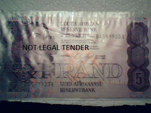 R 5 note Stals Uncirculated