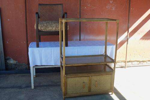 1x Cane unit plus 1x old wooden cane chair