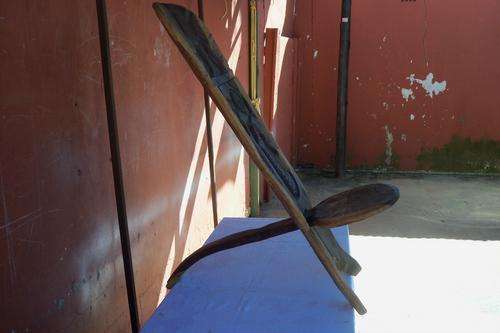 Old tribal art handcrafted chair