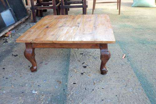 1 x Queen  Anne feet table with oregon pine top - Very nice little table