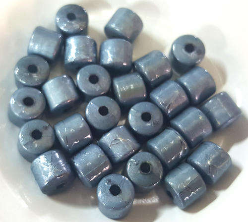 Metallic silver/blue tubes, 79 in total