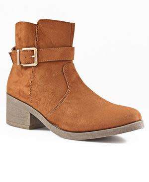 ANKLE BOOTS - TAN SIZE 3 4 5 6 7 8