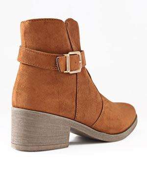 ANKLE BOOTS - TAN SIZE 3 4 5 6 7 8