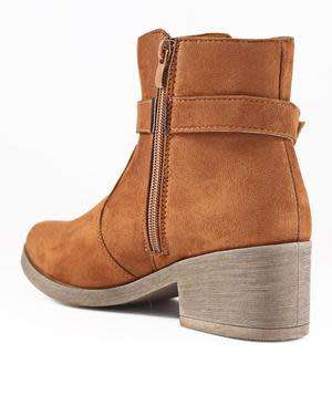 ANKLE BOOTS - TAN SIZE 3 4 5 6 7 8
