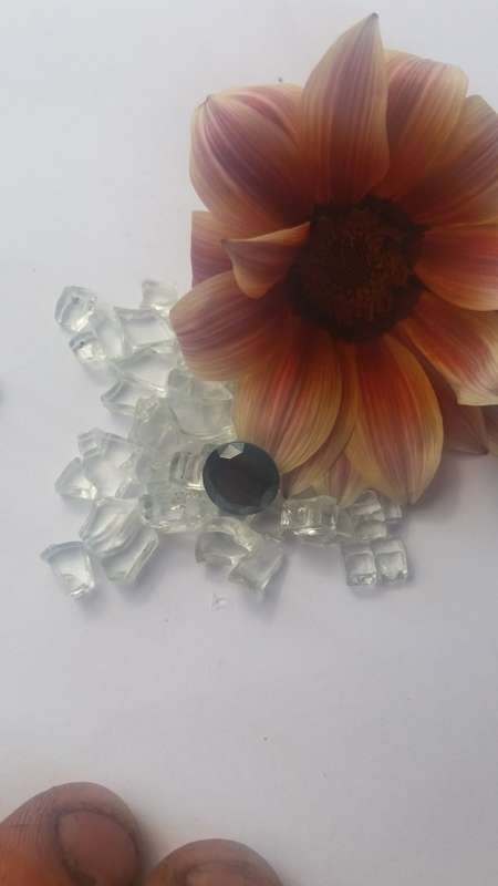 stunning enhanced natural black diamond 2.62ct 9.25 mm