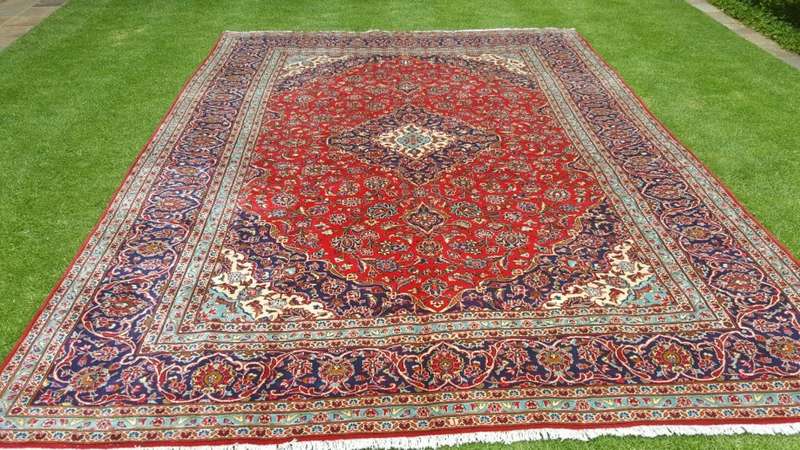 Beautiful Xtra Large New Authentic Kashan Region Persian Carpet 4.0m x 2.95m Hand Knotted