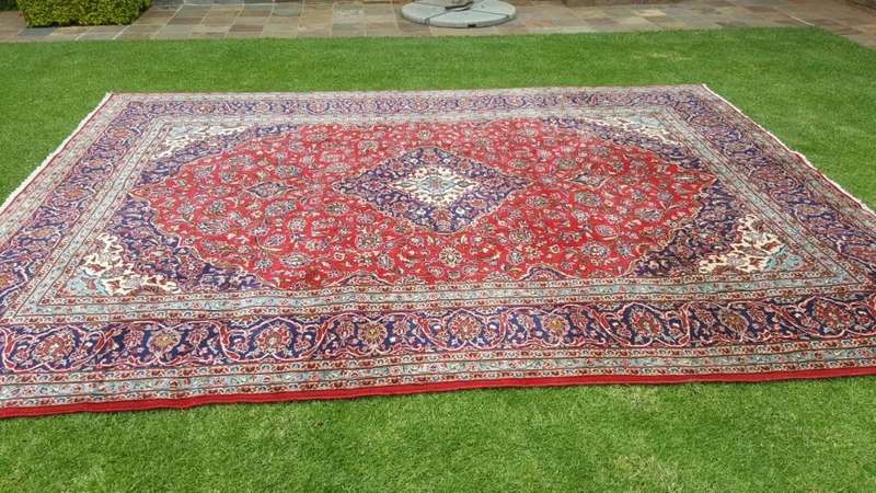 Beautiful Xtra Large New Authentic Kashan Region Persian Carpet 4.0m x 2.95m Hand Knotted