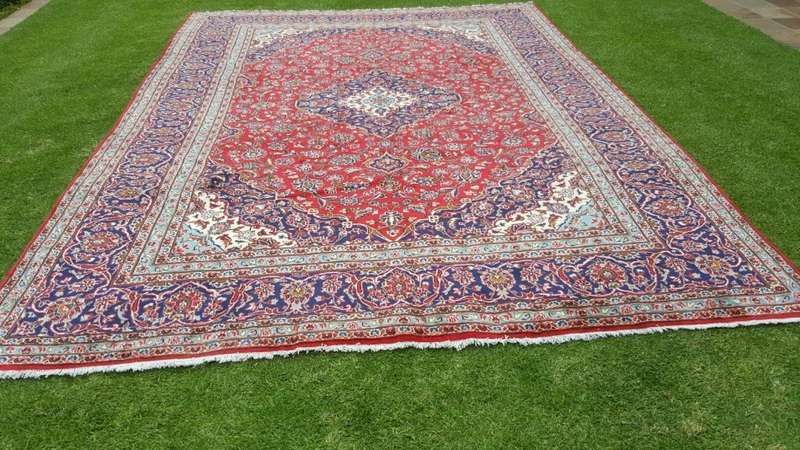 Beautiful Xtra Large New Authentic Kashan Region Persian Carpet 4.0m x 2.95m Hand Knotted