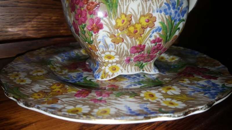 Royal Winton Grimwades Chintz 1928 - " Marguerite " Milk Jug ! Rare 1st Chintz pattern issued