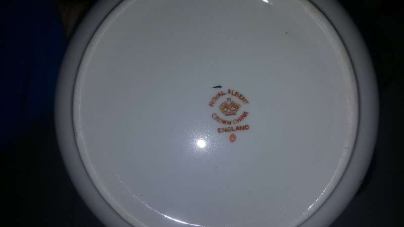 Extremely Rare Royal Albert Spectacular Heirloom / Derby 1930's Demitasse set with matching Teapot !