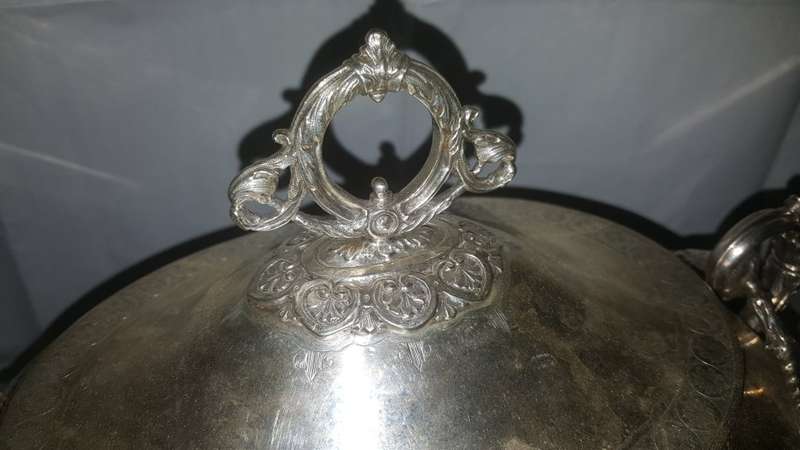 Magnificent Victorian Silver Plated Lidded Tureen