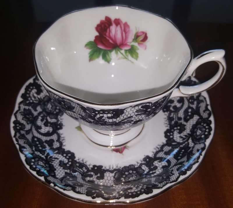 Ultra Rare ! Royal Albert 1950's Senorita Tea Duo. PRISTINE Un-used 1st Quality !