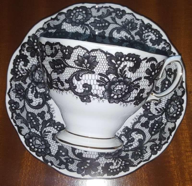 Ultra Rare ! Royal Albert 1950's Senorita Tea Duo. PRISTINE Un-used 1st Quality !