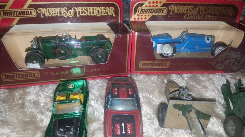 Massive lot of 55 Die Cast Models ALL MADE IN ENGLAND 1950's - 80's Corgi/Lesney/Husky/Matchbox