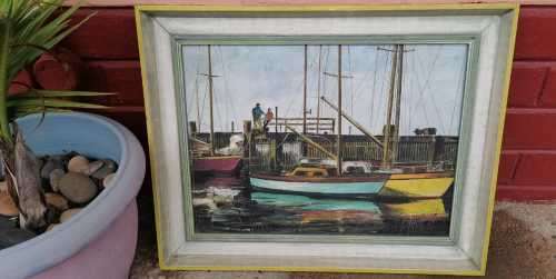 *FRAMED ATHOLL WHYTE OIL PAINTING*