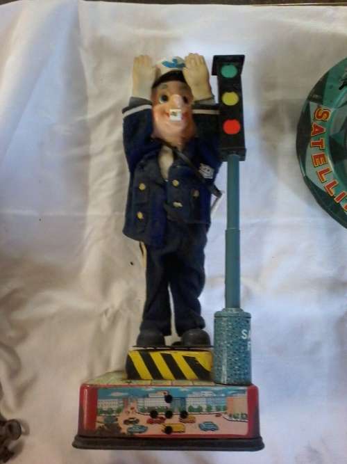Police Man & Satelite Car Toys (Not Working*)