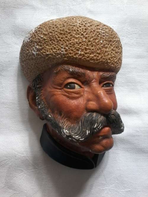 Bossons Chalkware Heads x2