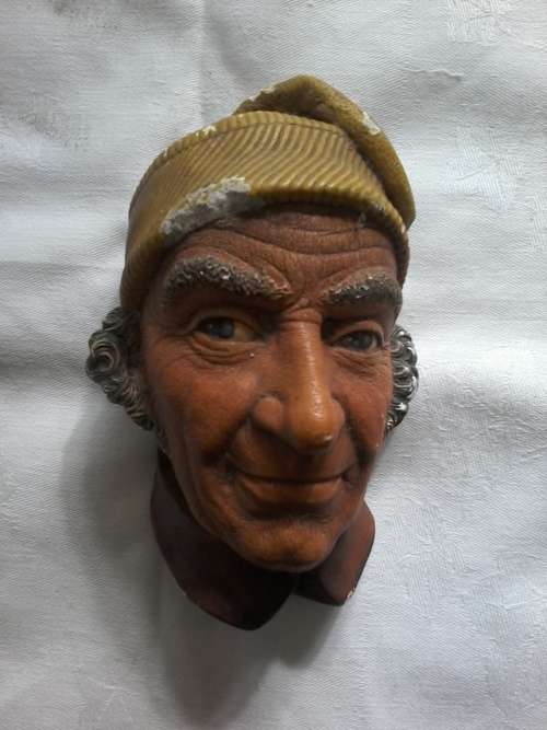Bussons Chalkware Heads x3