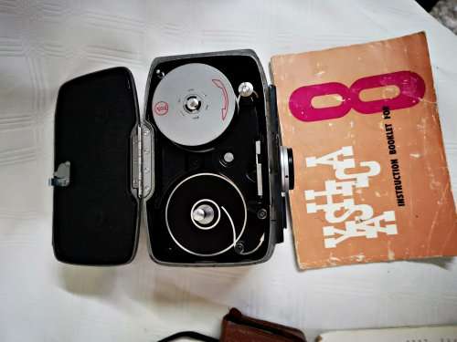 Yashica 8mm movie camera and extras