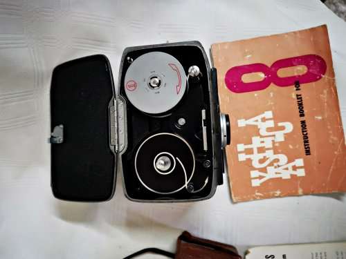 Yashica 8mm movie camera and extras