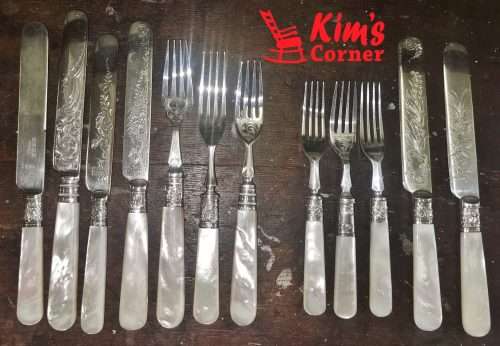 Mother of pearl cutlery