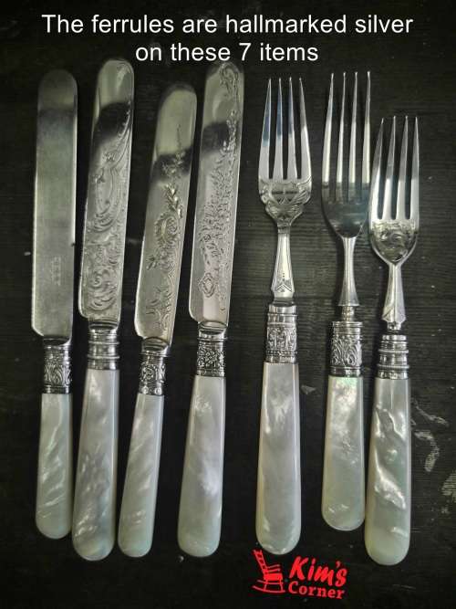Mother of pearl cutlery