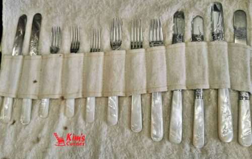 Mother of pearl cutlery