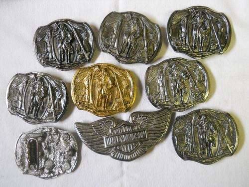 HARLEY-DAVIDSON AND OTHER BELT BUCKLES !!!R1 NO RESERVE!!!