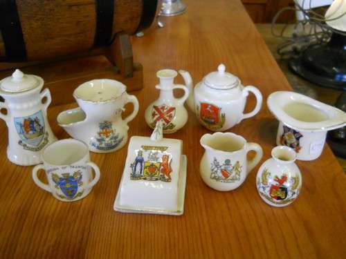 collection of miniature ceramic souvenirs: R1 ONLY