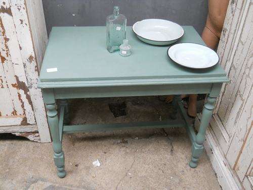 SMALL GREEN PAINTED TABLE