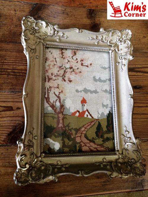 Tapestry in frame
