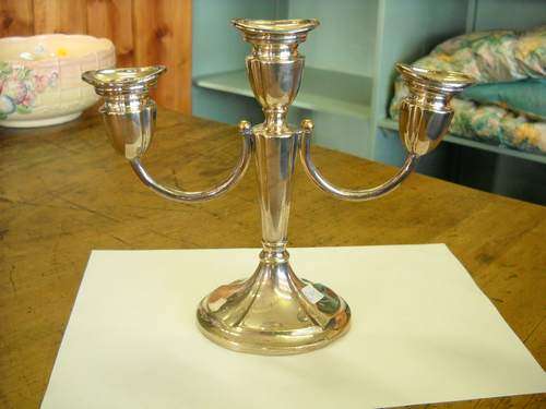 EPNS SILVER CANDLESTICK HOLDER (DENMARK)