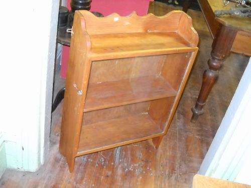 GLASS FRONT WALL CUPBOARD