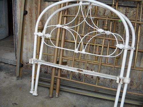 BRASS BED WITH METAL FITTINGS