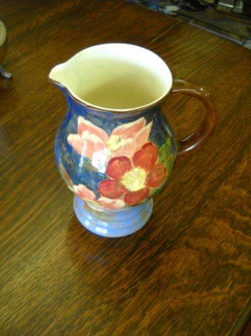 crazy !!!!R1 no reserve!!! BEAUTIFUL BIG FLORAL ROYAL DOULTON JUG.