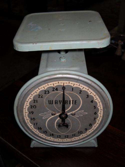 OLD WAYRITE SCALE (POUNDS AND OUNCES)