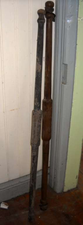 2 pony yokes (1 stinkwood)