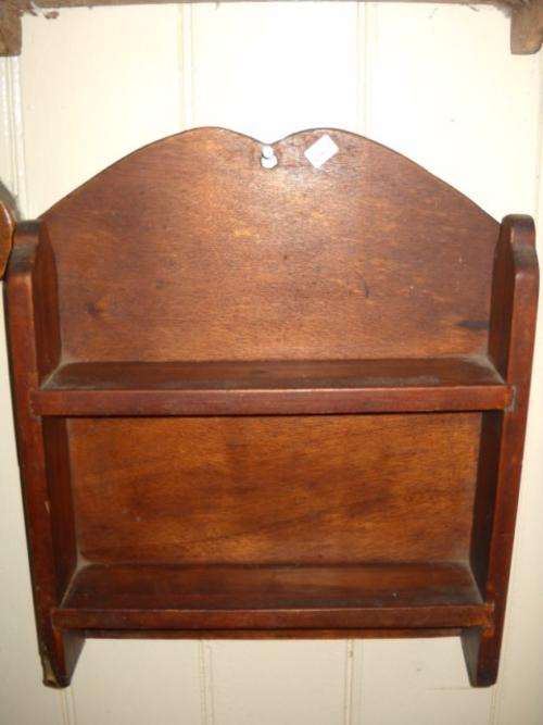 SMALL WOODEN WALL SHELF