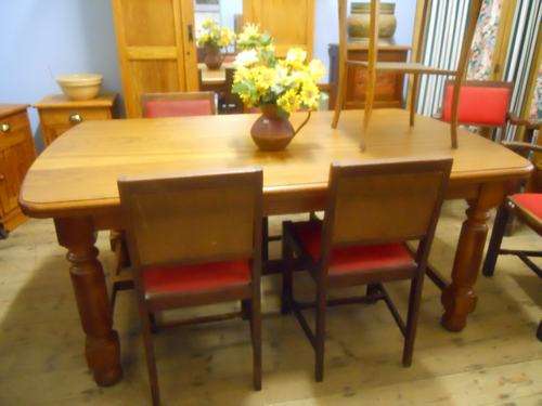 stunning big teak table