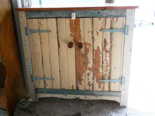 Light Blue "distressed" style Cupboard by Kim's Creations*