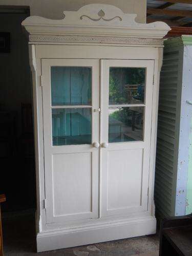 KIM'S CREATIONS CUPBOARD old victorian kitchen cupboard redone and madeover!!!